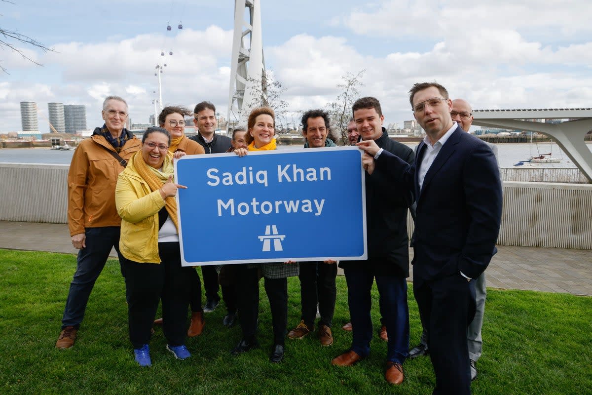 Name game: Lib-Dems want to rename the Silvertown tunnel the Sadiq Khan Motorway (Andy Sillett )