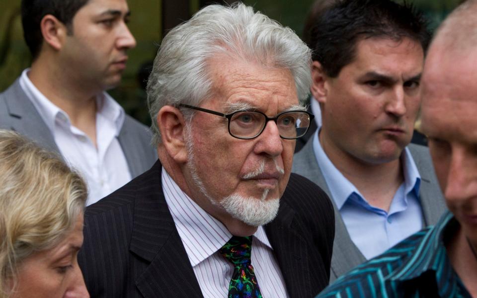 Rolf Harris outside Westminster Magistrates Court, September 2013 - Heathcliff O'Malley
