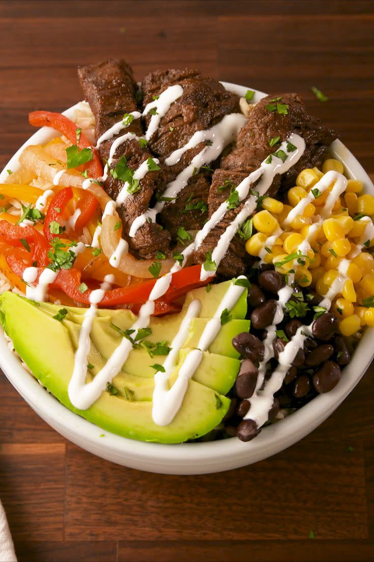 Steak Fajita Power Bowls