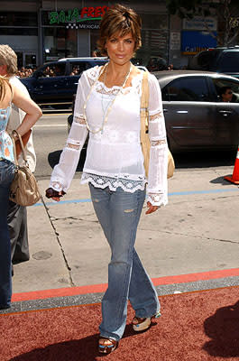 Lisa Rinna at the LA premiere of Warner Bros. Pictures' Charlie and the Chocolate Factory