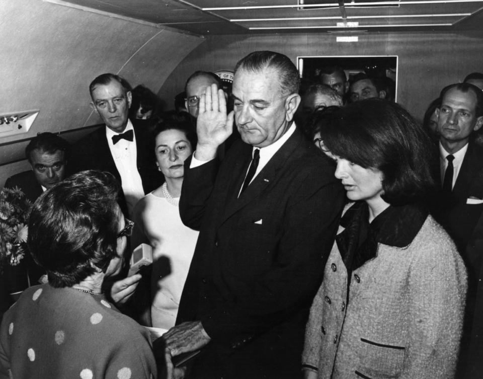 <p>When asked if she wanted to change before seeing the press, Jackie famously said, "Let them see what they've done," a line that is depicted in the film.</p>