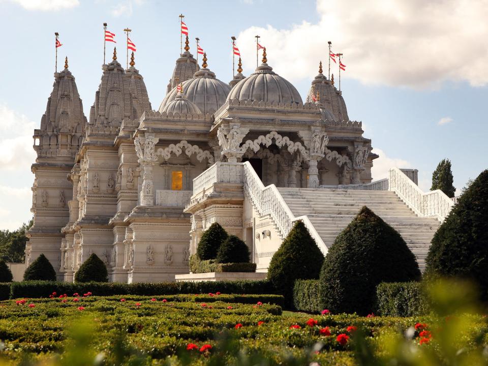 <p>BAPS Shri Swaminarayan Mandir was said to be Europe’s first traditional Hindu temple</p>Getty