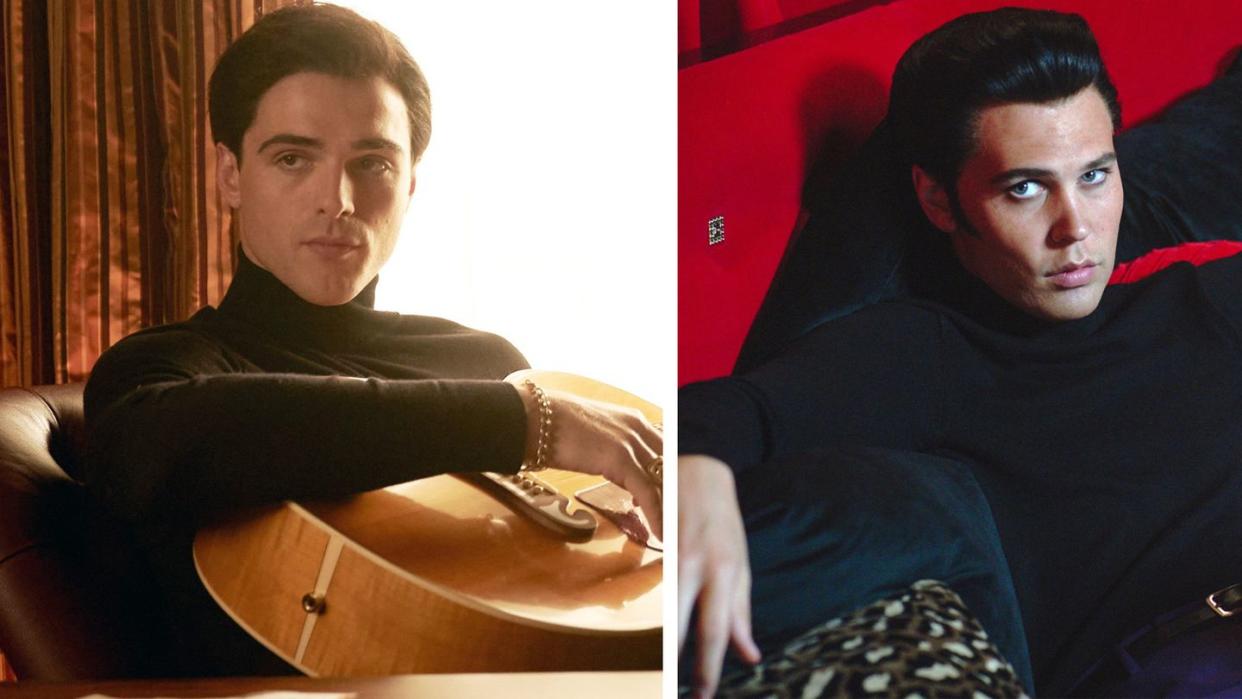 collage of jacob and austin's elvis