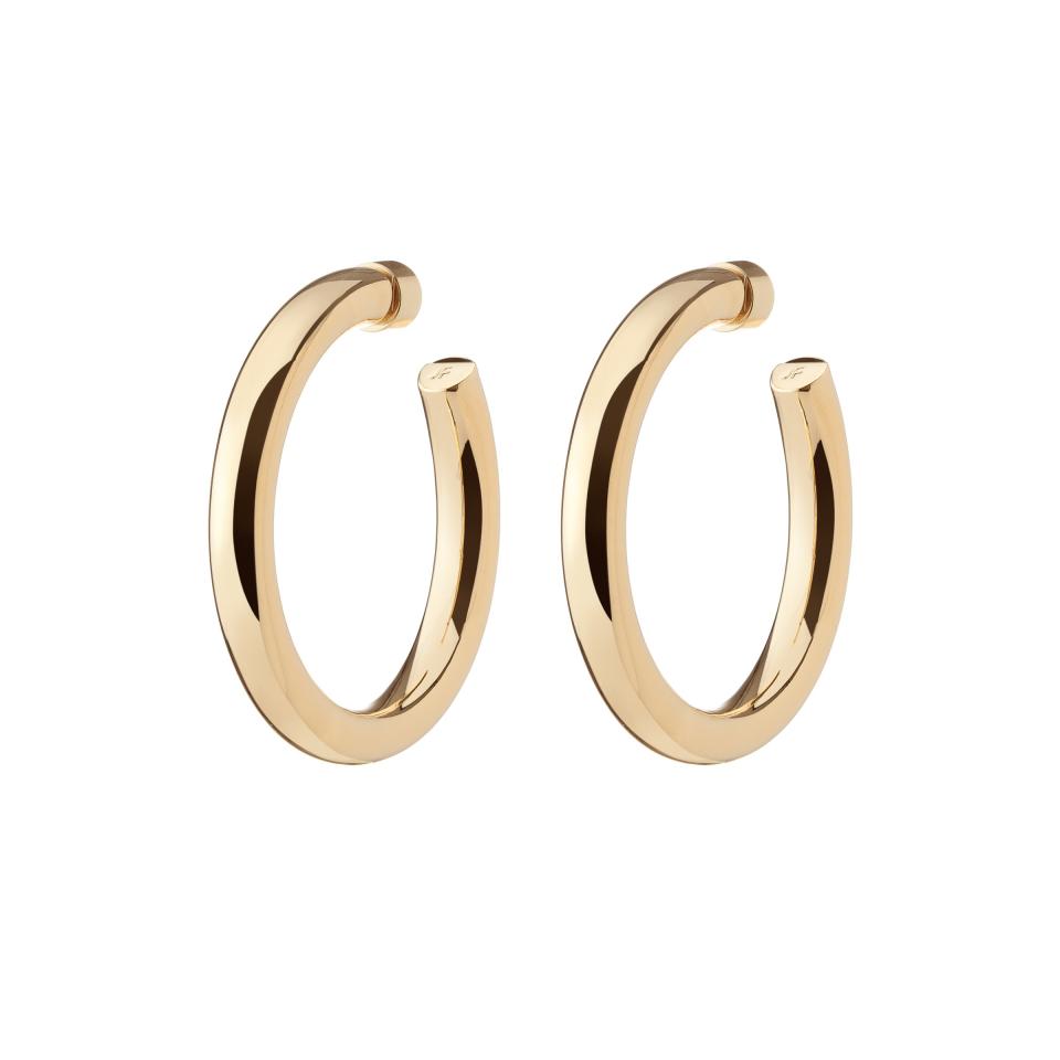 Jennifer Fisher Samira Gold-Plated Hoop Earrings