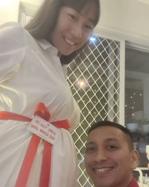 Hilario and Azores shared pregnancy news last December