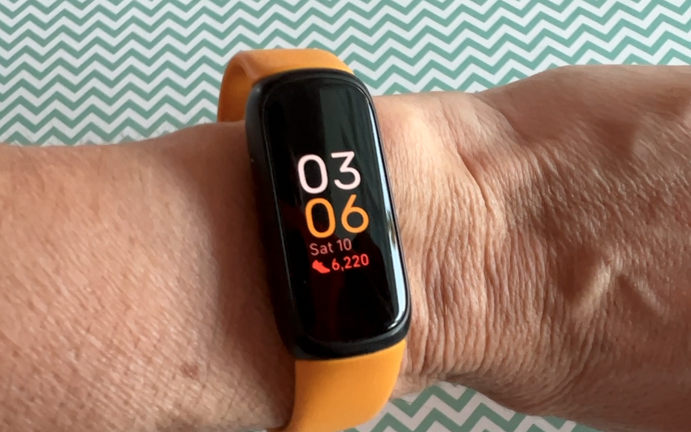 the fitbit inspire 3 we've been testing. 