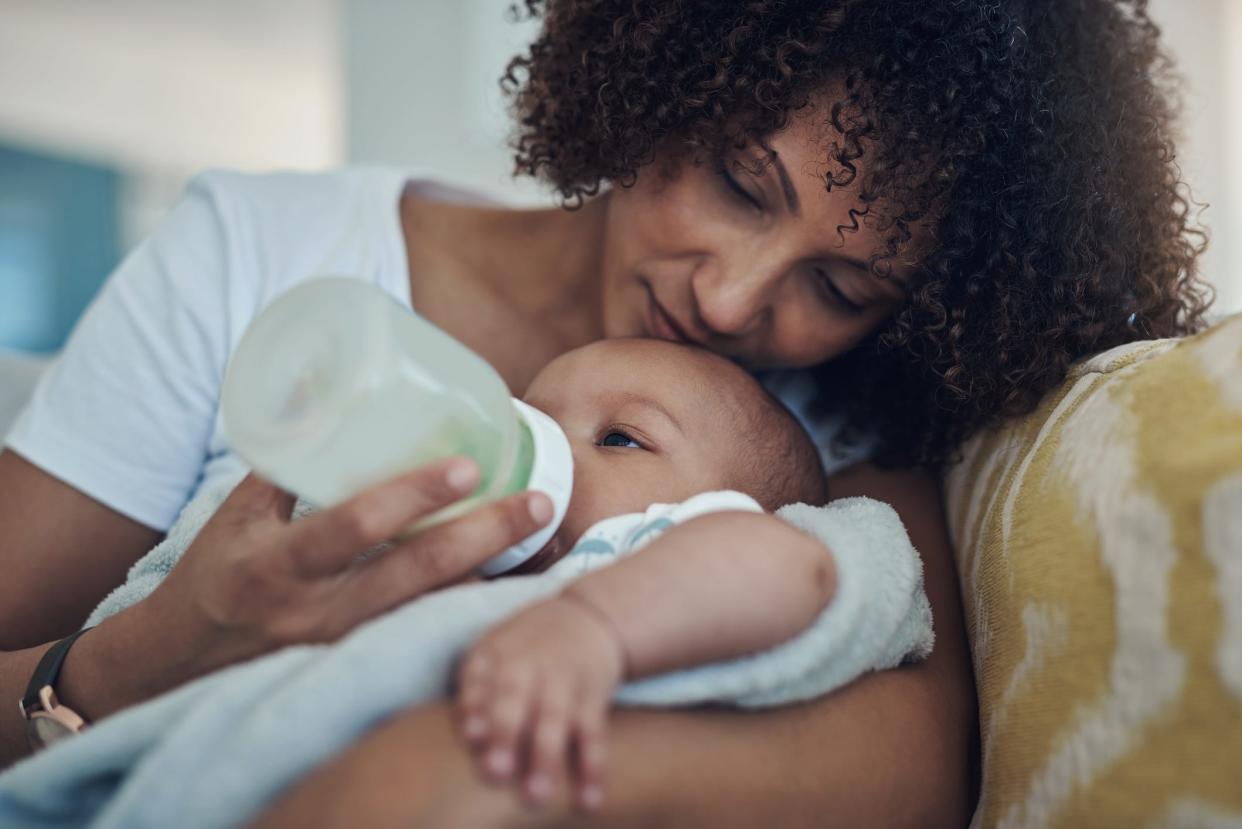 Baby and mother