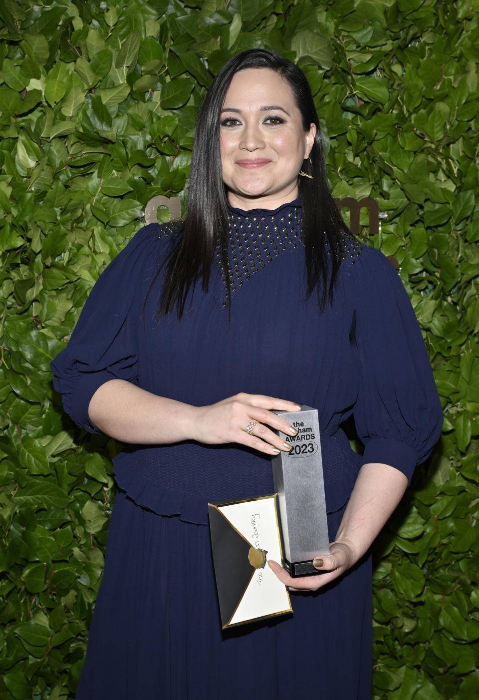 Lily Gladstone attends the Gotham Independent Film Awards at Cipriani Wall Street on Monday, Nov. 27, 2023, in New York. (Photo by Evan Agostini/Invision/AP)