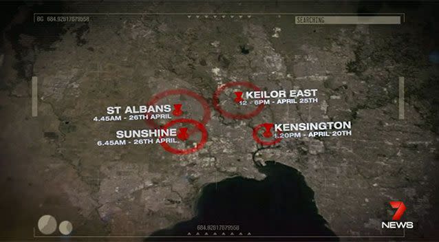 The duo struck a number of places across the west. Source: 7 News