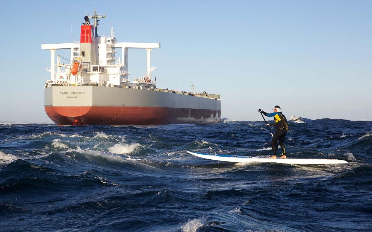 Paddleboarder across Atlantic Chris Bertish