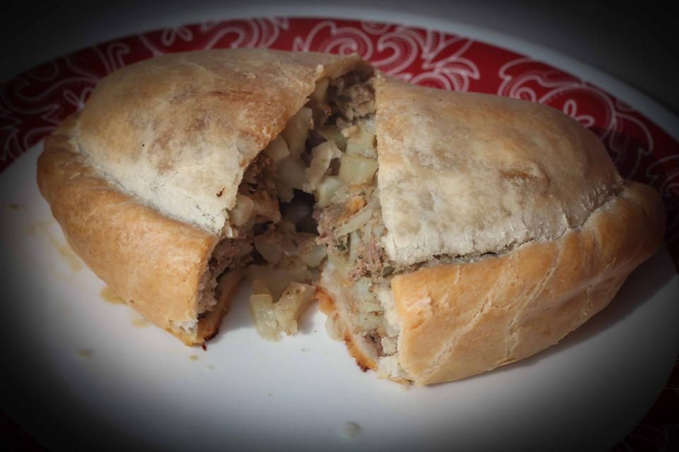 Beef pasty from Lawry's Pasty Shop in Marquette.