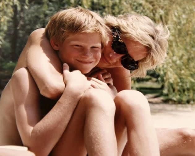 Prince Harry has spoken out about one of the last-ever photos he took with Princess Diana. Photo: Prince Harry and the Duke of Cambridge