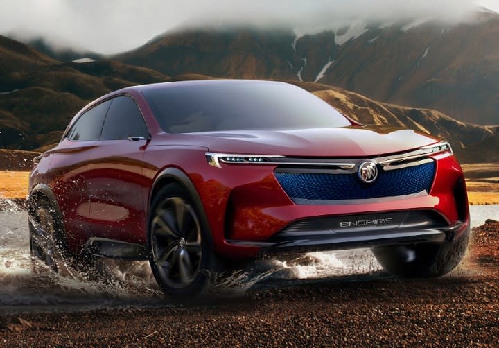 Buick Enspire all-electric concept SUV front quarter right photo