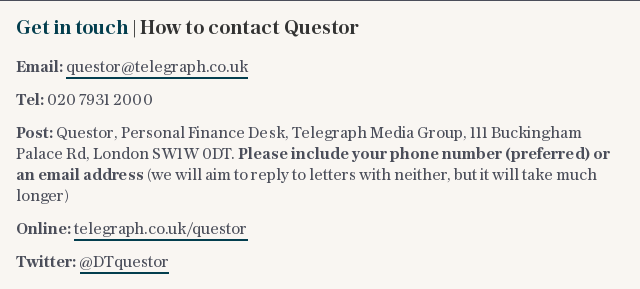 Get in touch | How to contact Questor