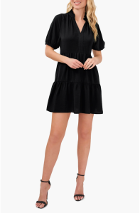 CeCe Tiered Ruffle Minidress