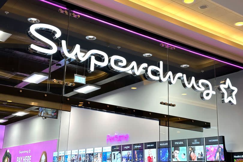 Superdrug External Store Sign