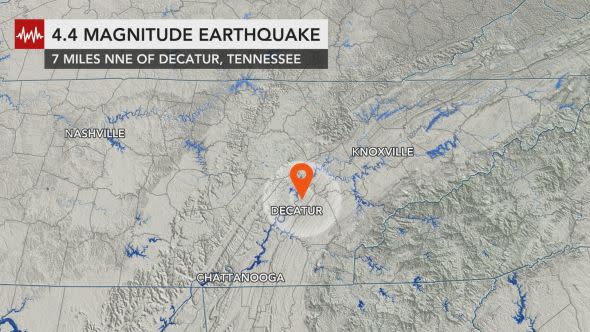 earthquake in Tennessee