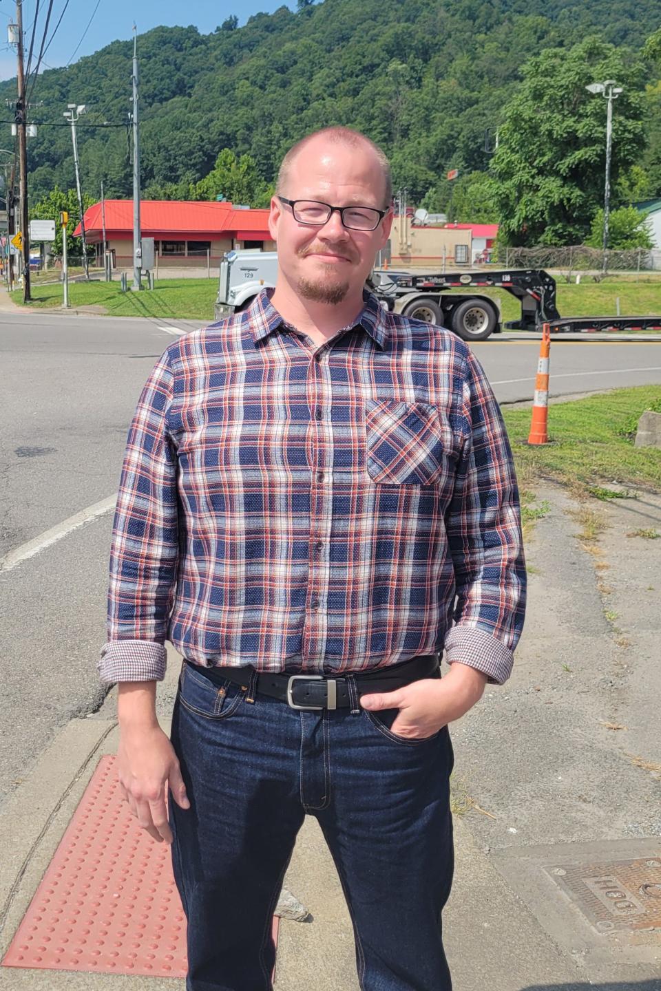 David Lewis is a psychiatrist who began practicing at Coalfield Health Center in Chapmanville, a town in Logan County, West Virginia, in June. Despite the high rate of adult depression in the county, Lewis says, there is still a strong stigma around the condition that often prevents people from seeking help.