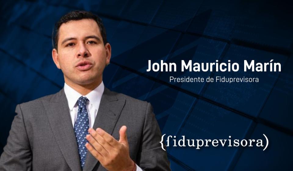 John Mauricio Marín, presidente de Fiduprevisora. Foto: archivo Valora Analitik