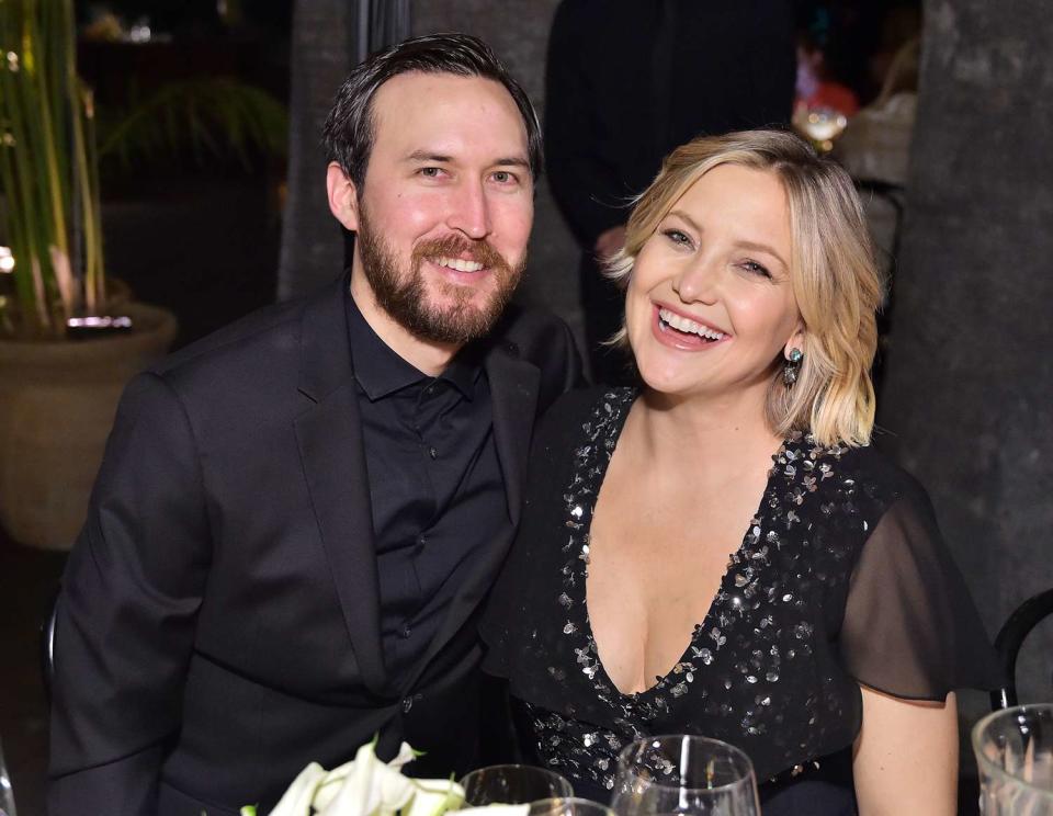 Danny Fujikawa (L) and Kate Hudson attend Michael Kors Dinner to celebrate Kate Hudson and The World Food Programme on November 7, 2018 in Beverly Hills, California