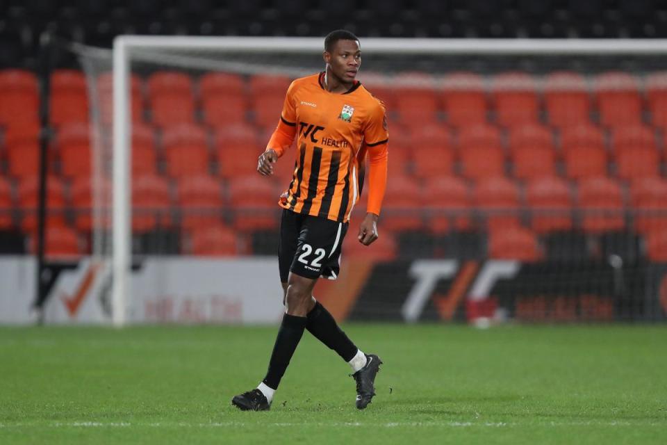 Adebola Oluwo is back for Barnet. Image: Gavin Ellis/TGS Photo