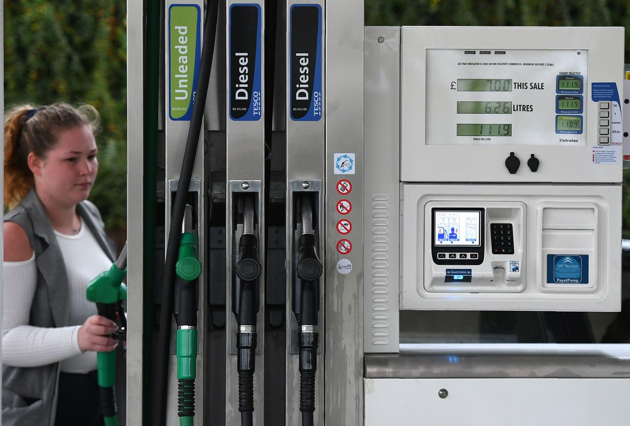 Some 600,000 people in England and Wales being told to self-isolate last week is impacting petrol stations. Photo: Anthony Devlin/AFP via Getty Images