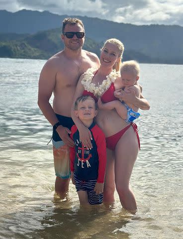 <p>Heidi Montag/Instagram</p> From Left: Spencer Pratt and Heid Montag with their children