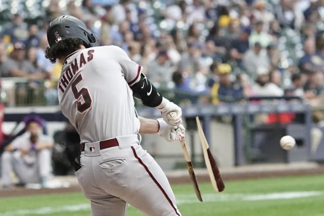 Alek Thomas homers in return to majors and Merrill Kelly shines as  Diamondbacks rip Brewers 9-1