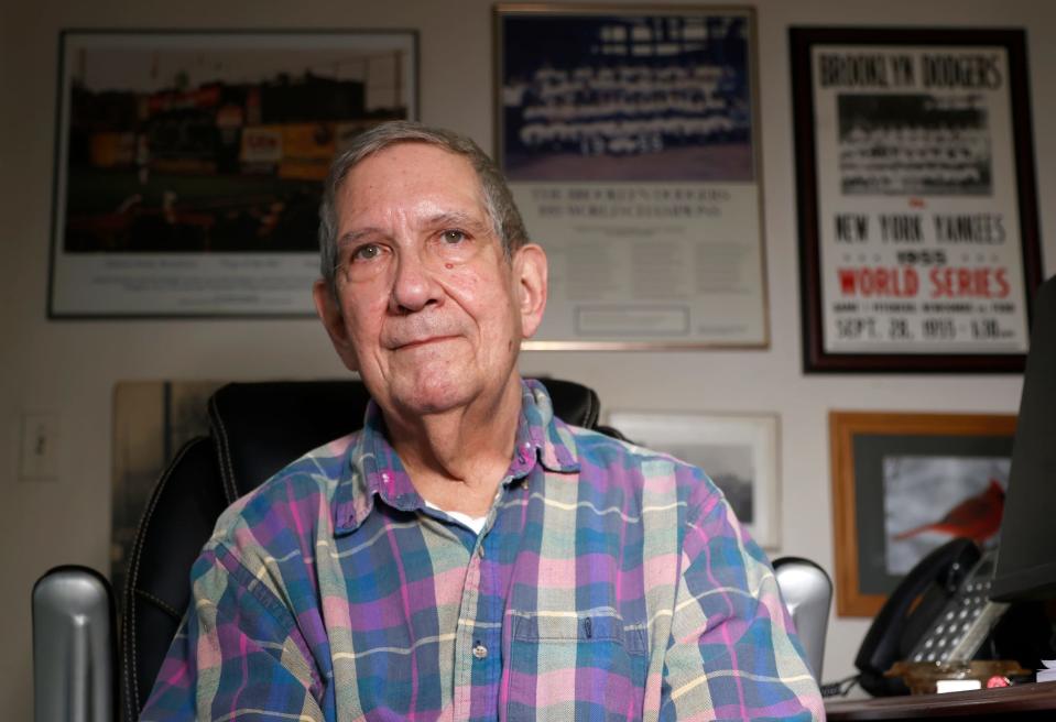 Jeff Mortimer, 76, in his home office in Ann Arbor on Wednesday, Nov 16, 2022.
Mortimer waited more than a year for his federal income tax refund of $933 after he overpaid his 2020 taxes -- but then discovered an unhappy outcome in early 2023.