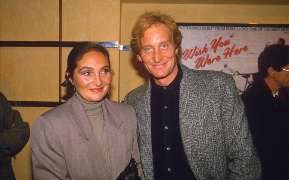 Charles Dance and Joanna Haythorn at a film premiere