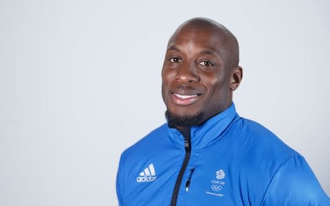 Andrew Matthews during a kitting out session for the 2018 Winter Olympic Games - Credit: Tim Goode/PA