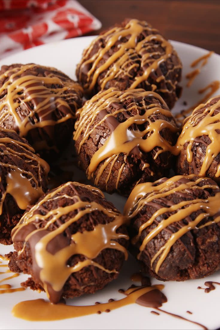 Peanut Butter Brownie Bombs