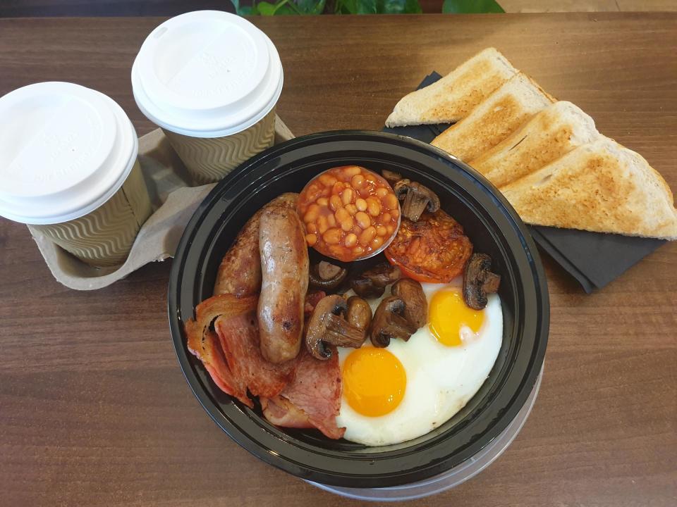 The award-winning full English breakfast