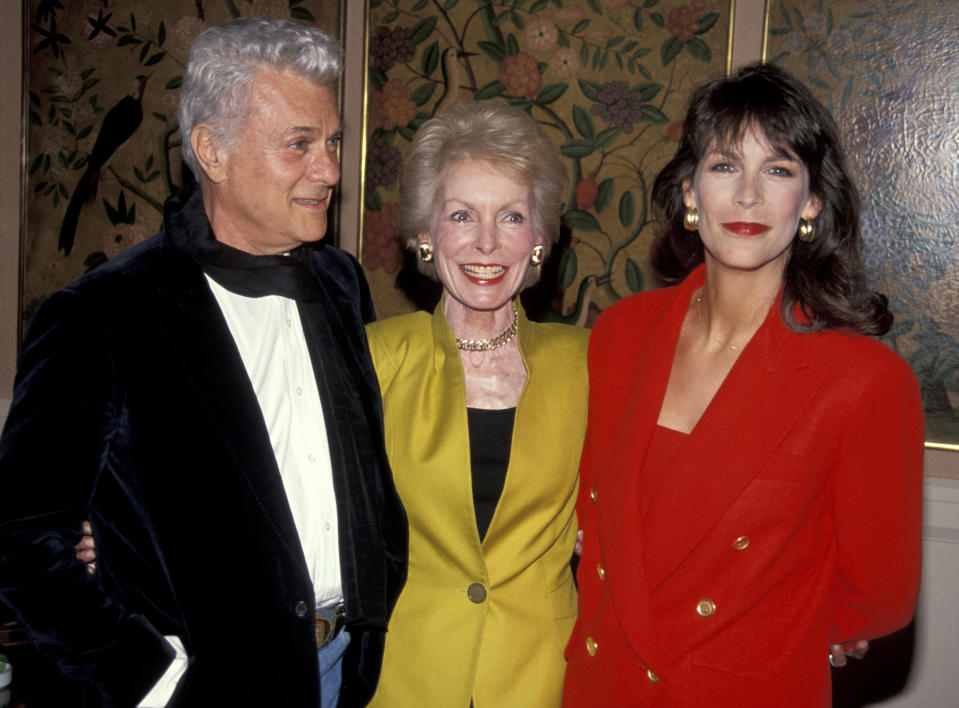 Tony Curtis, Janet Leigh, and Jamie Lee Curtis (Jim Smeal / Ron Galella Collection via Getty Images)