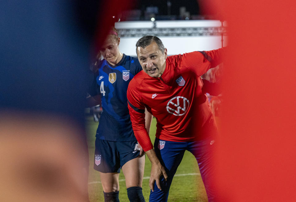 USWNT head coach Vlatko Andonovski seems to have talked to Carli Lloyd about her role going forward. (Photo by Brad Smith/ISI Photos/Getty Images)