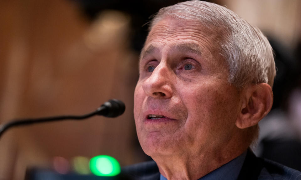 Dr. Anthony Fauci, the recently retired head of the National Institute of Allergy and Infectious Diseases, said of the administration’s pandemic response, “I certainly think things could have been done differently — and better.” (Shawn Thew-Pool/Getty Images)