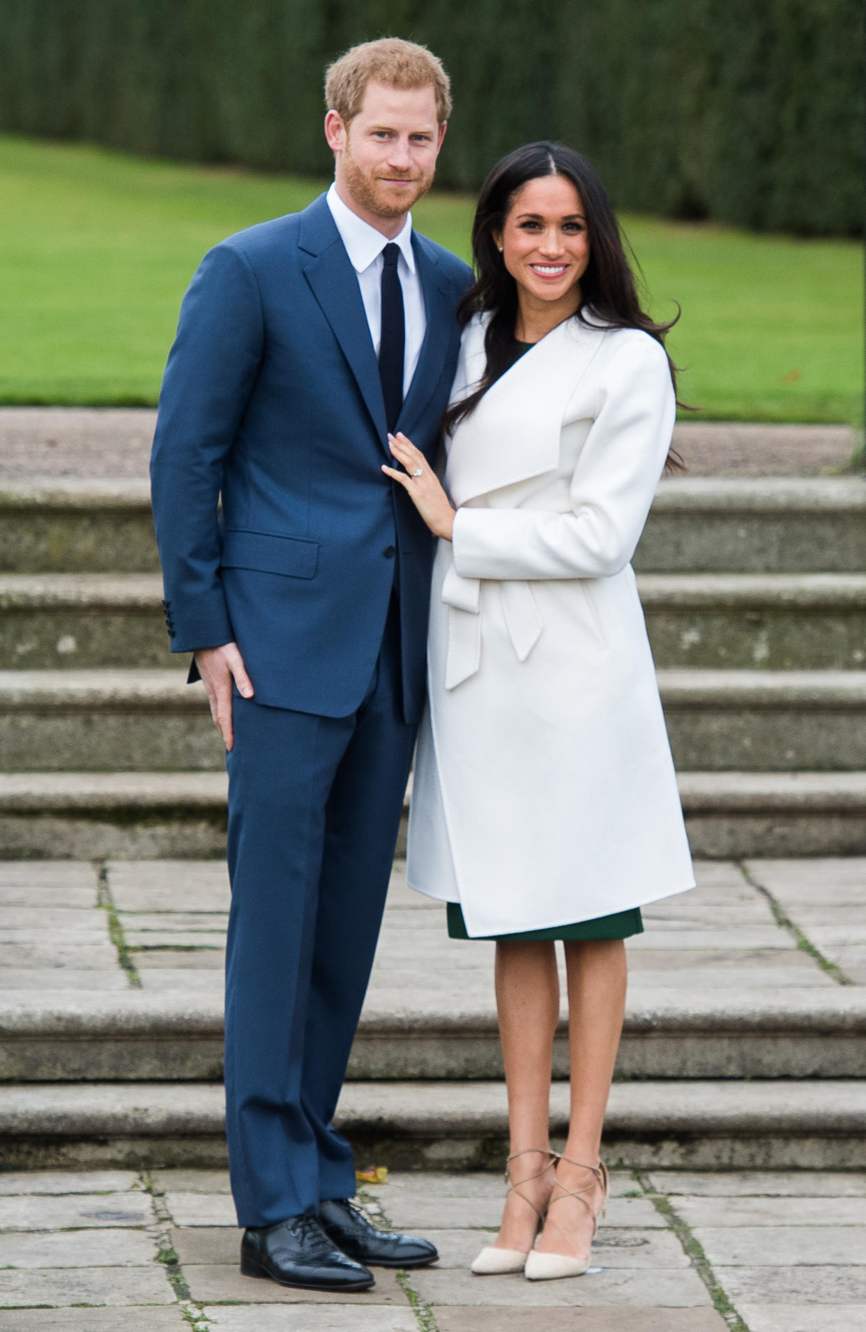 There’s a new royal couple in town: Prince Harry and Meghan Markle announced their engagement. (Photo: Getty Images)