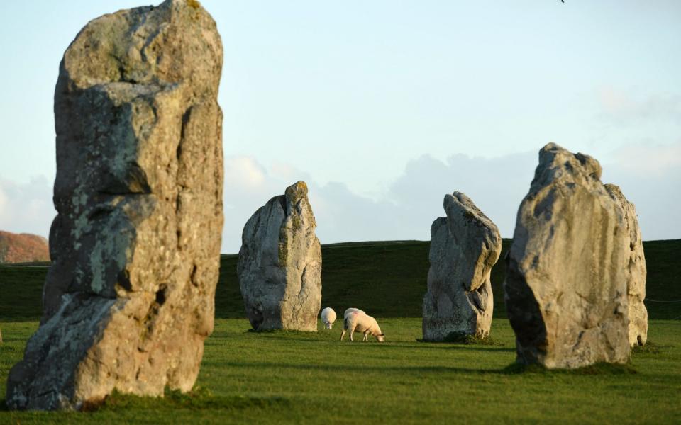 Neolithic Avebury is a World Heritage Site - Â©RUSSELL SACH - 0771 882 6138 - russell.sach@btinternet.com