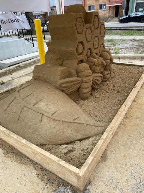 The bee hive sculpture from the 2021 Beach Party was sponsored by Tecumseh Coins. Tecumseh Coins is a gold sponsor for this years event.