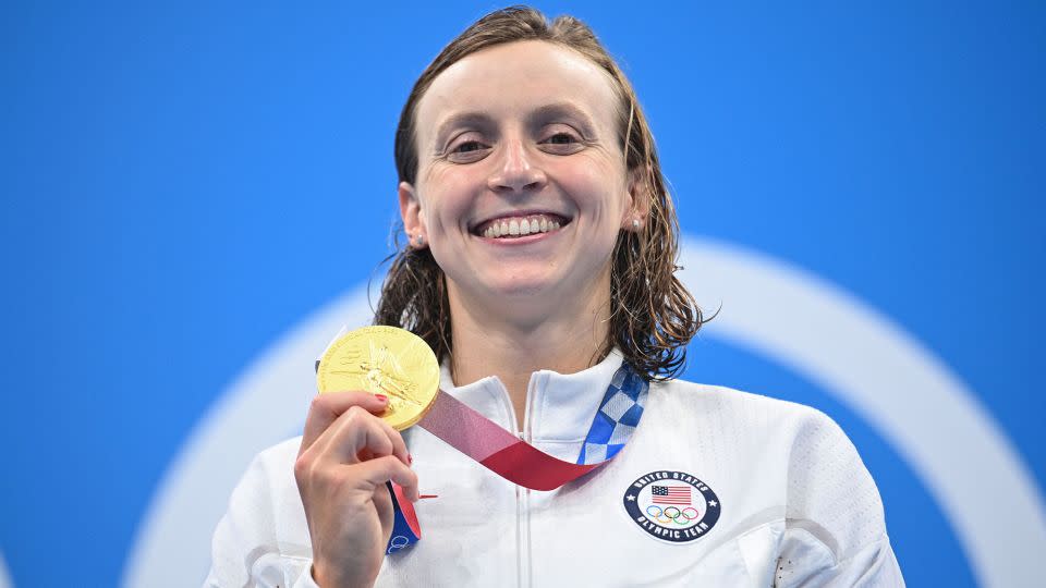 Ledecky has 10 Olympic medals to her name. - Oli Scarff/AFP/Getty Images