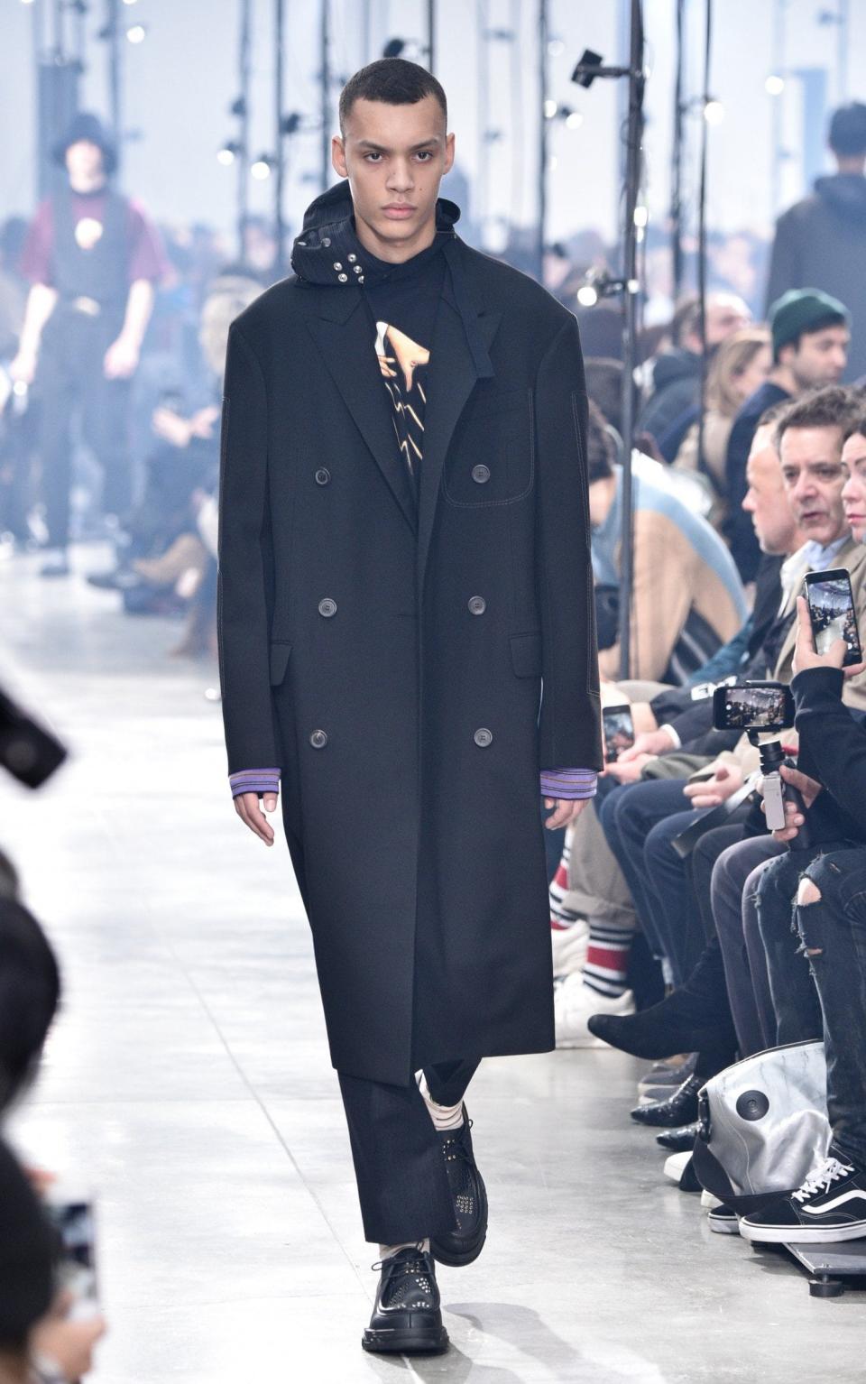 A look from the Lanvin Menswear fashion show in Paris - Getty Images Europe