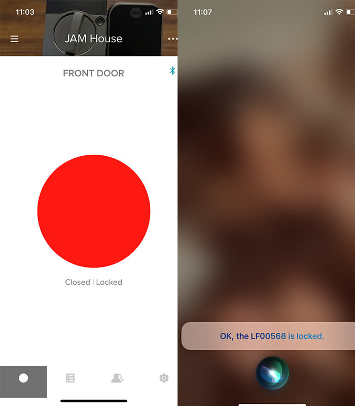 yale assure smart lock 2 and siri