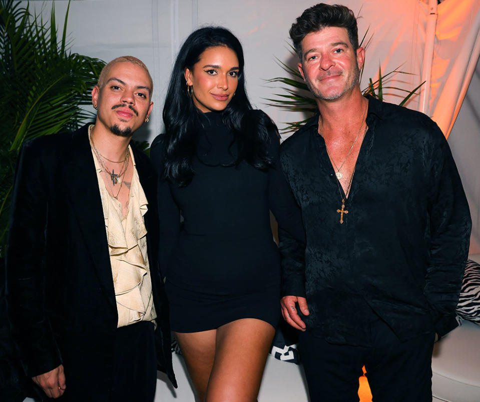 Evan Ross, April Love, Robin Thicke