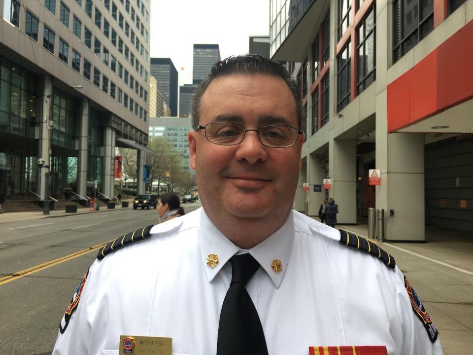 New Toronto Fire Services chief Matthew Pegg stepped into the job last week, just a day after all eyes in Toronto were on a Toronto Fire led rescue of a young woman who was stuck on the pulley of a crane. 