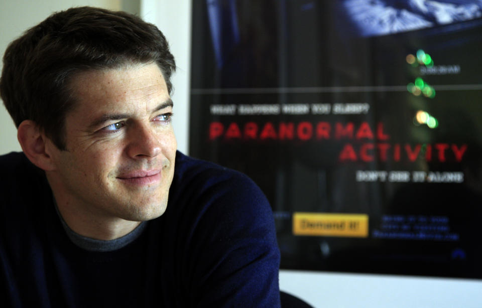 Jason Blum is photographed in his offices on the Paramount lot set on October 27, 2011. He is producer of the 