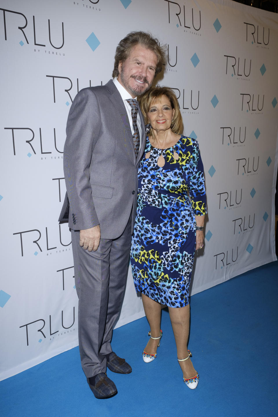 Edmundo Arrocet  and María Teresa Campos  attends the presentation of the TRLU jewelry May 23, 2018 in Madrid, Spain. (Photo by Oscar Gonzalez/NurPhoto via Getty Images)