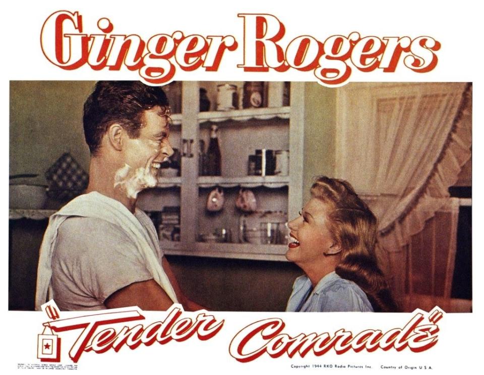 Ginger Rogers in the movie poster