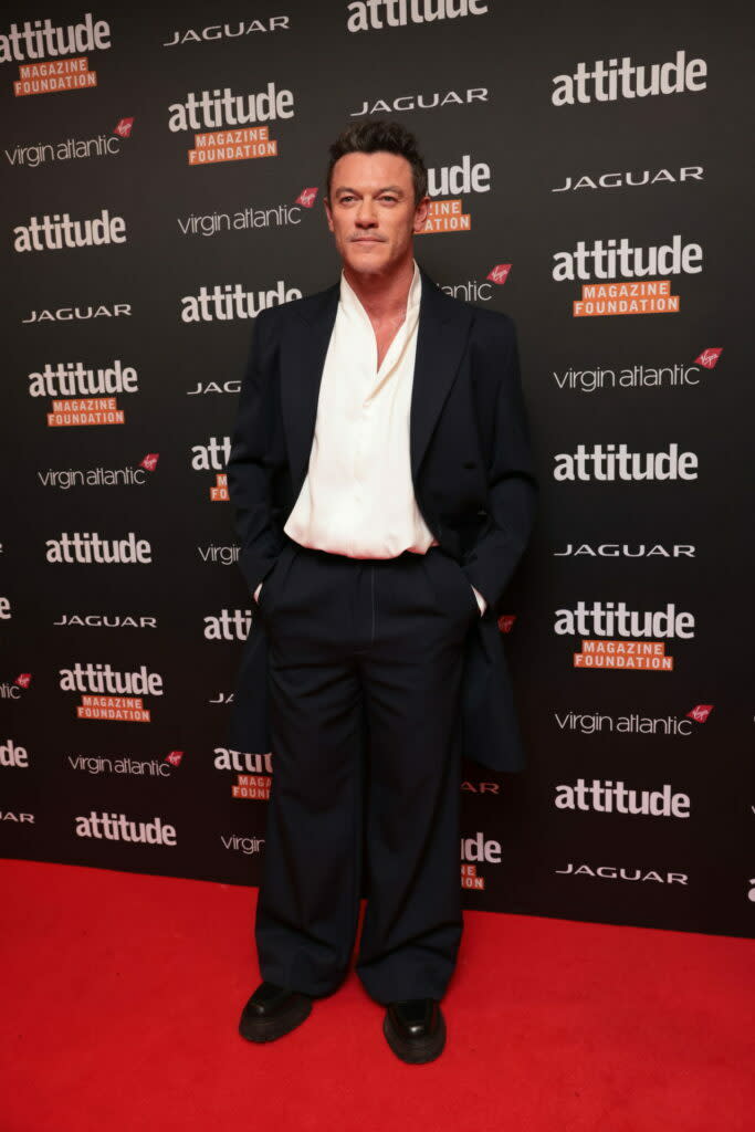 Luke Evans at the Attitude Awards (Image: Attitude)