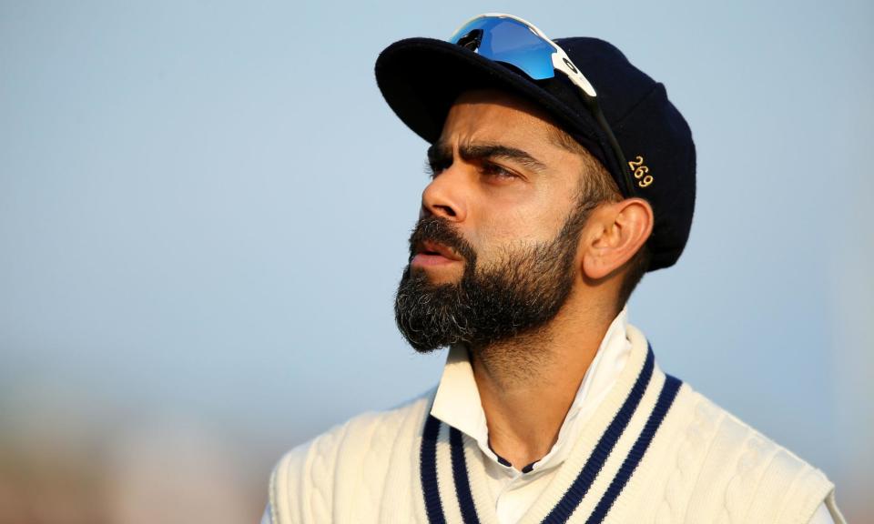 <span>Virat Kohli will not play in the five-Test series between India and England after being left out of the squad for the remaining three matches.</span><span>Photograph: Nigel French/PA</span>