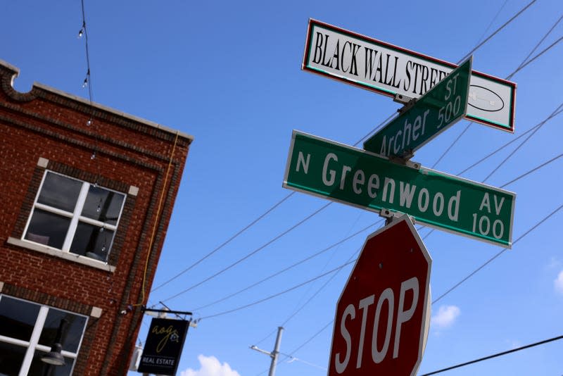 Black Wall Street in the historic Greenwood District